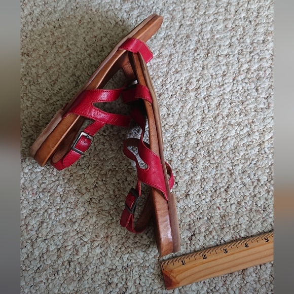 miz mooz alana red Strappy Sandals size 8 - Picture 8 of 13